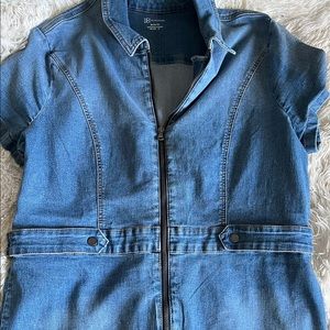 Denim Romper